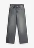 Loose Fit jeans med reglerbar linning, Straight, bonprix