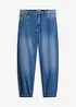 Barrel Jeans Mid Waist, cropped, bonprix