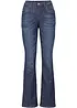 Fodrade jeans med Bootcut och High Waist, bonprix
