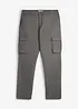 Cargobyxa med resårmidja och stretch Classic Fit, Straight, bonprix