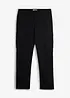 Cargobyxa med resårmidja och stretch Classic Fit, Straight, bonprix