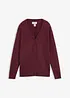 Finstickad cardigan av mjuk bomullsmix, bonprix