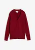 Finstickad cardigan av mjuk bomullsmix, bonprix