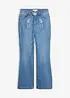Bootcut-jeans Mid Waist med broderi, bonprix