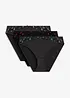 Trosa med spets (3-pack), bonprix