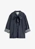 Jeansblus i ren bomull, bonprix