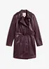 Trenchcoat av lammnappa, bonprix