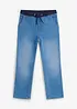 Regular Fit Sweat Jeans i dra på-modell, Straight, bonprix