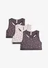 BH-topp med mjuk bomull (3-pack), bonprix