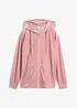 Sweatshirt med huva, av sammet, bonprix
