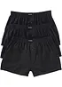 Ledigt skurna boxershorts i bomullsjersey (3-pack), bonprix