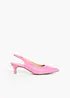 Slingbackpumps med smal klack, bonprix