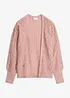 Hålmönstrad cardigan, bonprix