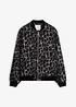 Blusjacka av satin med mjukt fall, bonprix
