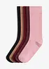 Ribbade strumpor (5-pack), bonprix
