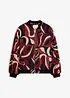 Blusjacka av satin med mjukt fall, bonprix