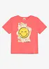 T-shirt i bomull med smiley-motiv, SmileyWorld
