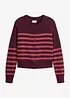 Kort cardigan i bomullsmix, bonprix