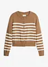 Kort cardigan i bomullsmix, bonprix