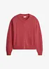 Stickad cardigan i kort modell, av bomullsmix, bonprix