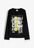 Långärmad T-shirt i bomull med SmileyWorld-motiv, SmileyWorld