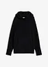 Sweatshirt med huva, av teddyfleece, bonprix