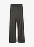 Ribbstickad byxa, bonprix