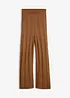 Ribbstickad byxa, bonprix