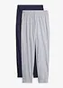 Lång pyjamasbyxa (2-pack), bonprix