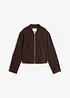 Blusjacka i mjuk materialmix, bonprix