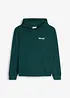Hoodie av mjuk, ekologisk bomull med stort ryggtryck, bonprix