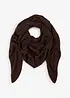 Finstickad scarf i bomull och ull, bonprix