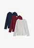 Långärmad topp (3-pack), bonprix