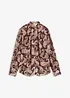 Chiffongtunika med ståkrage, bonprix