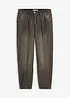 Barrel Jeans Mid Waist, med bekväm midja, bonprix