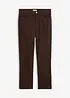 Twillbyxa i kort bootcut-modell av bomullsmix, bonprix