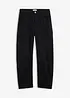 Barrelbyxa i twill av bomullsmix, bonprix