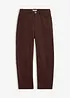 Barrelbyxa i twill av bomullsmix, bonprix