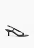 Sandalett med smal klack, bonprix