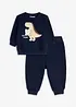 Sweatshirt och byxa med ekologisk bomull (2 delar), bonprix