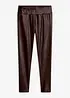 Fodrade leggings i skinnimitation, bonprix