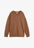 Sweatshirt av bomullsmix, bonprix