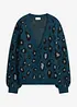 Jacquardmönstrad cardigan, bonprix