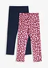 Leggings från Lurchi (2-pack) i ekologisk bomull med stretch, Lurchi