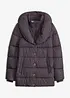 Quiltad jacka med glittrande tryck, bonprix