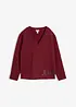 Sweatshirt av elastisk materialmix med ekologisk bomull, bonprix