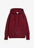 Sweatshirt med huva i bomullsstretch, bonprix