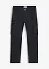 Cargobyxa med resårmidja och stretch Classic Fit, Straight, bonprix