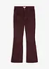 Manchesterbyxa med bootcut i bomullsstretch, bonprix