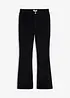 Manchesterbyxa med bootcut i bomullsstretch, bonprix